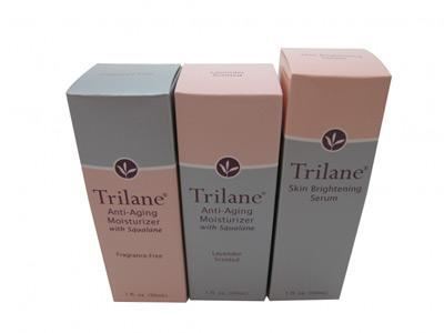 Boîte en carton pour l'emballage de lotions pour le visage