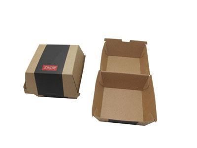 Boîte Kraft pour hamburger
