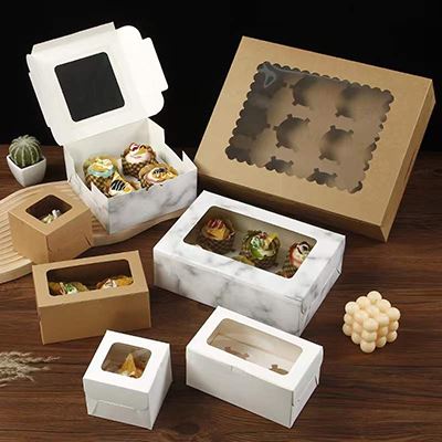 Boîte à cupcakes en carton