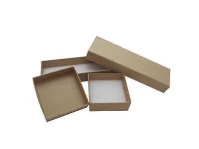 Boîte d'emballage en kraft pour bracelet et collier