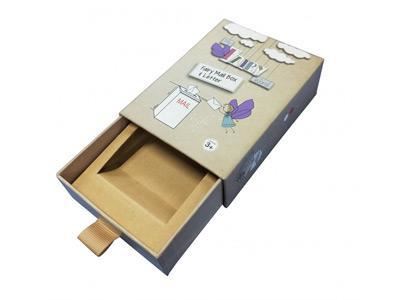 Boîte rigide coulissante pour emballage de papeterie 
