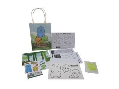 Sac en papier d'art pour l'emballage d'articles de papeterie