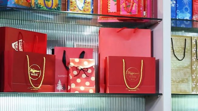 Sacs en papier imprimés personnalisés