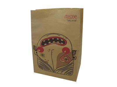 Sac alimentaire en papier kraft, Sac en papier à emporter
