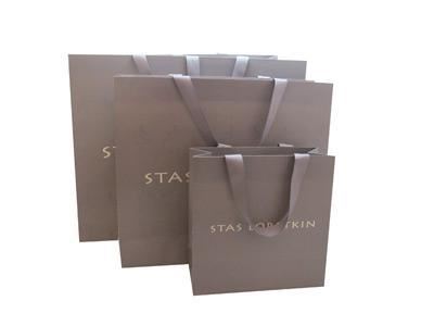 Sac cadeau en papier à la mode pour l'emballage de produits cosmétiques